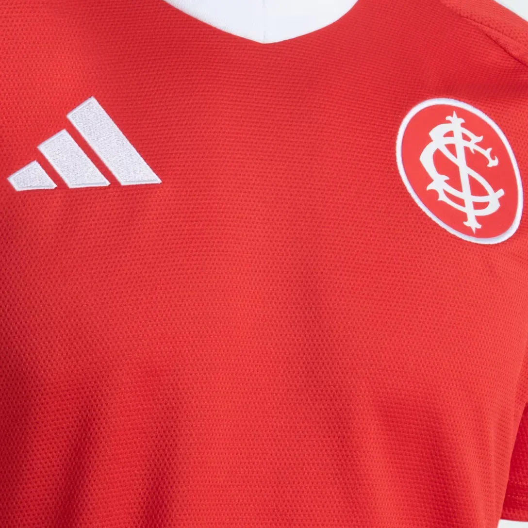 Camisa Internacional I 25/26 Torcedor Adidas Masculina - Vermelho