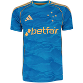 Camisa Cruzeiro III 25/26 Torcedor Adidas Masculina - Azul
